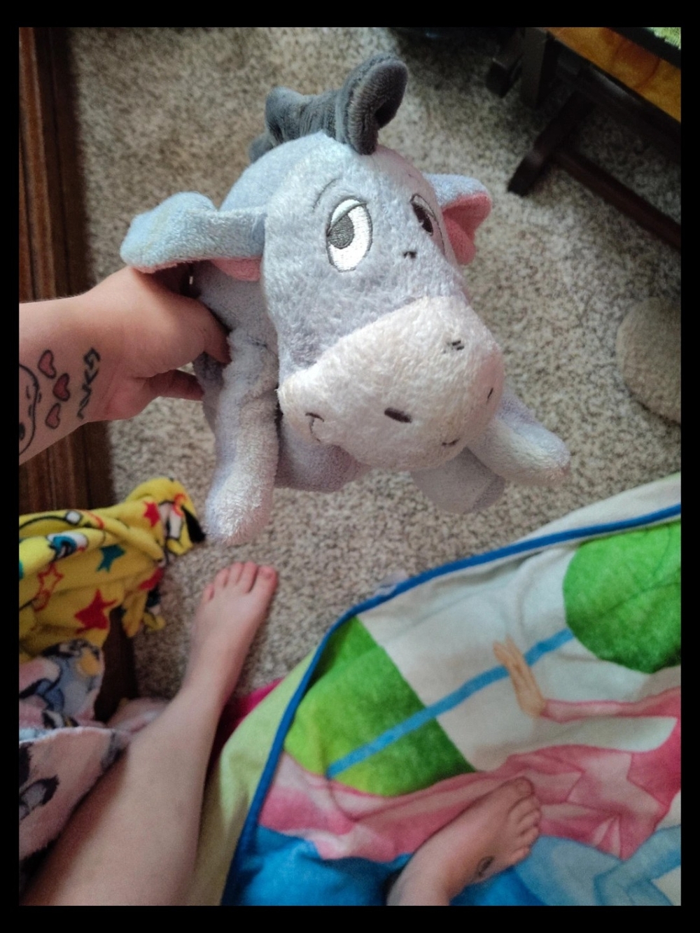Eeyore Stuffed Animal Toy - Kids Soft Comfort Plushie